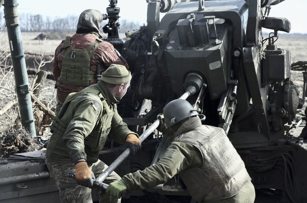 Ukraińscy żołnierze w pobliżu Zaporoża /STR /PAP/EPA