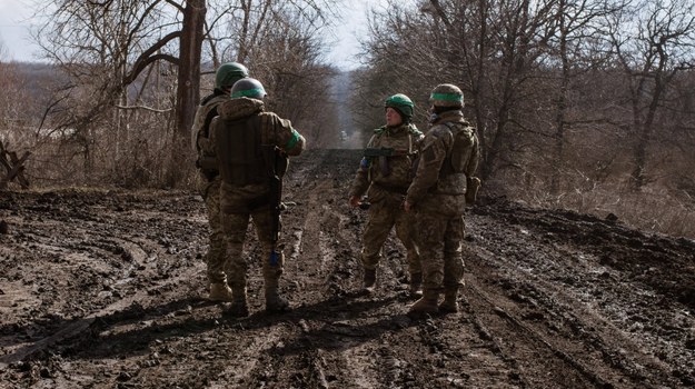 Ukraińscy żołnierze w rejonie Bachmutu na zdjęciu z 12 marca br. /AA/ABACA /PAP/EPA