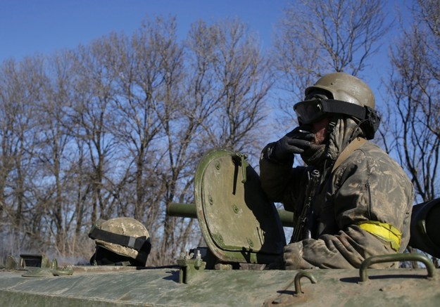 Ukraińscy żołnierze w rejonie Debalcewe //ANASTASIA VLASOVA /PAP/EPA