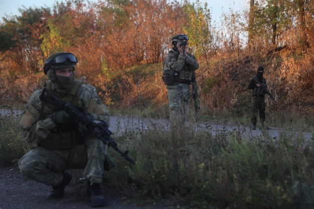 Ukraińscy żołnierze /KONSTANTIN GRISHIN /PAP/EPA