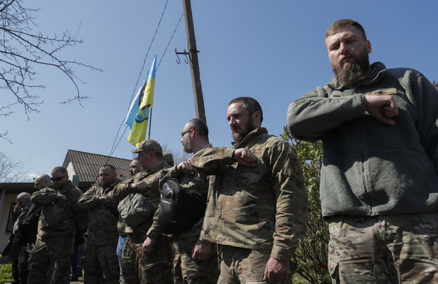 Ukraińscy żołnierze /SERGEY DOLZHENKO /PAP/EPA