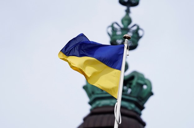 Ukraińska flaga /MADS CLAUS RASMUSSEN/AFP /PAP/EPA