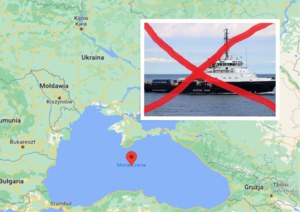 Ukraińska marynarka trafiła w rosyjski holownik na Morzu Czarnym