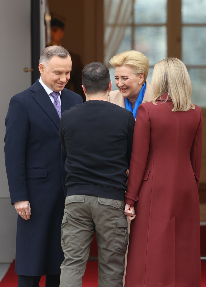 Ukraińska para prezydencka z wizytą w Polsce /Wojtek Radwański /East News