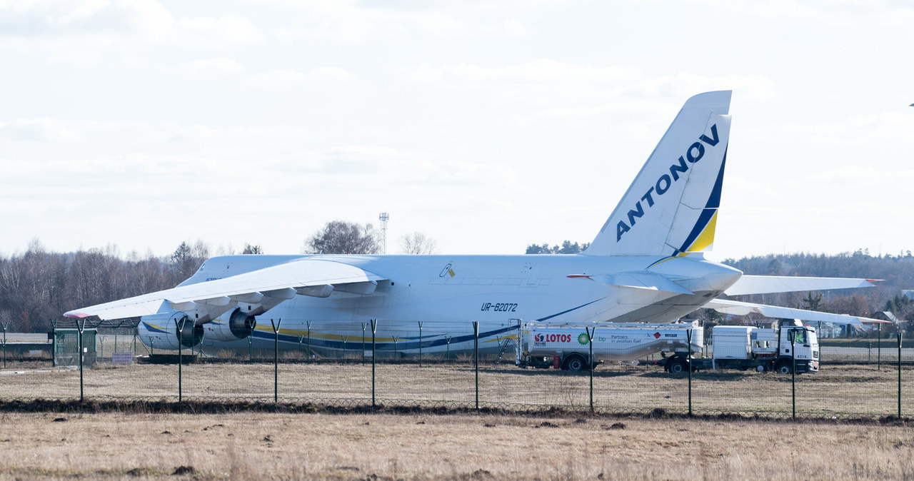 Ukraiński Antonov An-124. / WOJCIECH STROZYK/REPORTER  /East News