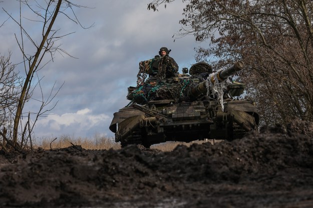 Ukraiński czołg T-64 / 	Leszek Szymański    /PAP