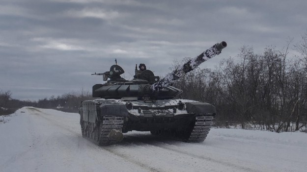 Ukraiński czołg w Donbasie na zdjęciu z 16 lutego 2023 r. /AA/ABACA /PAP/Abaca