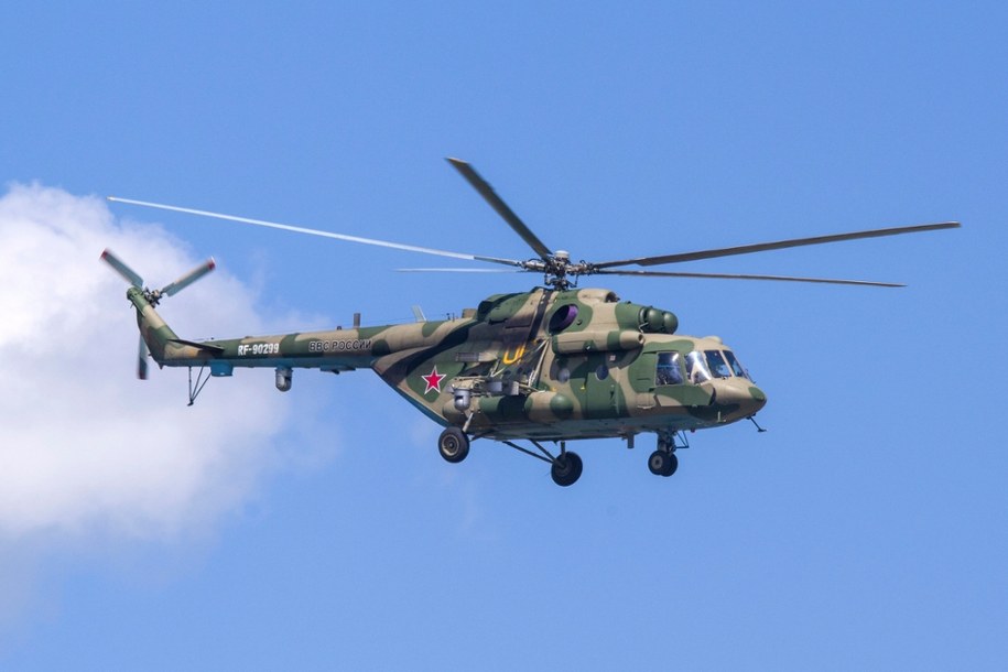 Ukraiński dron zestrzelił rosyjski śmigłowiec Mi-8 [FILM]