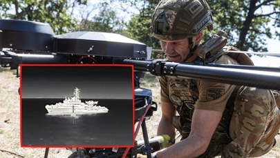 ​Ukraiński dron zniszczył rosyjski okręt wart 60 milionów dolarów! Zobacz nagranie z ataku