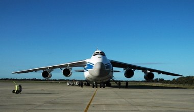 Ukraiński gigant w Polsce. An-124 z wizytą w Rzeszowie