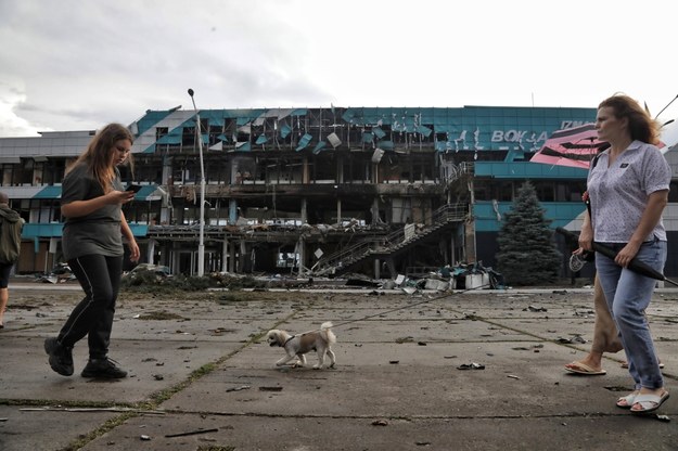 Ukraiński Izmail, przy granicy z Rumunią, po ostrzale rosyjskimi dronami /Nina Liashonok /PAP/UKRINFORM