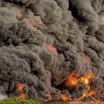Ukraiński sztab: Panika po pożarze bazy paliw w Sewastopolu