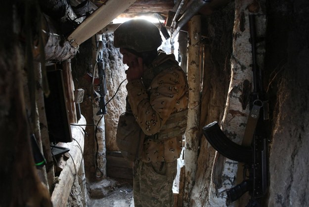 Ukraiński żołnierz na zdjęciu ilustracyjnym /AA/ABACA /PAP/EPA