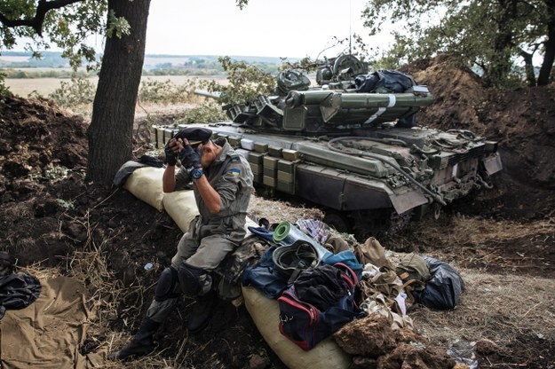 Ukraiński żołnierz /ROMAN PILIPEY /PAP/EPA