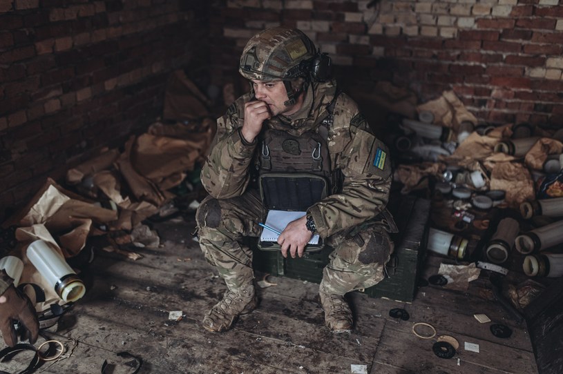 Ukraiński żołnierz /Diego Herrera Carcedo/Anadolu Agency /AFP
