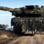 Ukraińskie Leopardy ostrzeliwują rosyjskie czołgi. Zobacz zdjęcia
