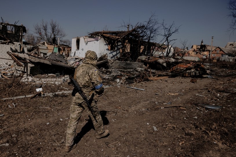 Ukraińskie miasto po bombardowaniu /THOMAS PETER / Reuters / Forum /Agencja FORUM