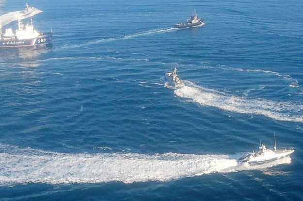 Ukraińskie okręty wojskowe /	PAP/ITAR-TASS /PAP/ITAR-TASS