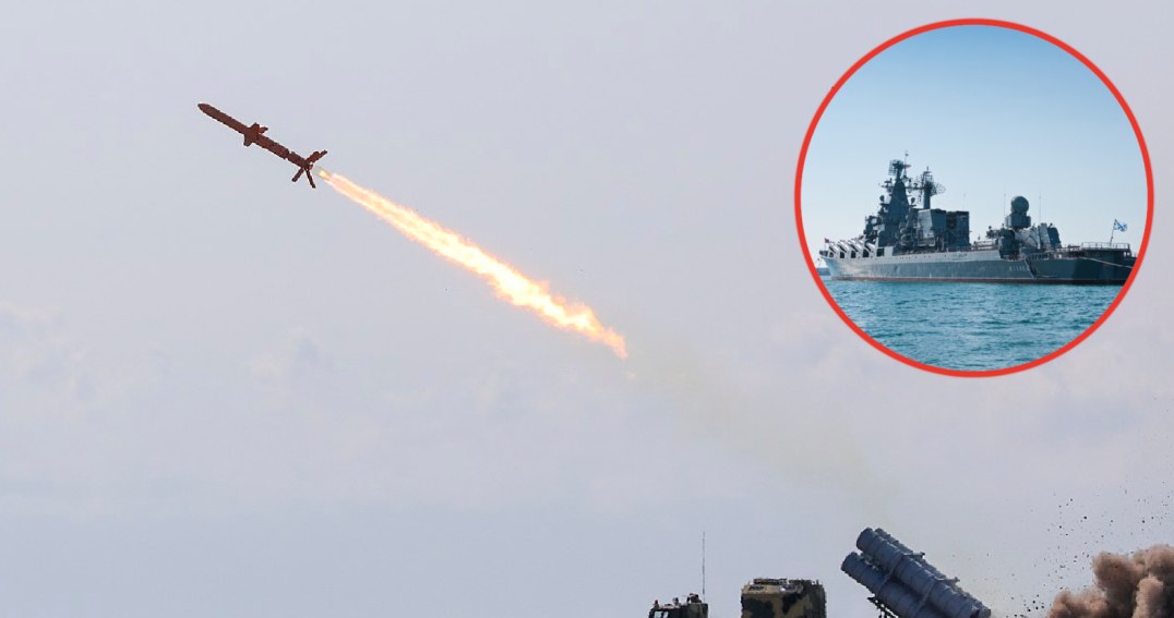 Ukraińskie pociski Neptun zatopiły rosyjski krążownik Moskwa /Адміністрація Президента України/ Creative Commons Uznanie autorstwa 4.0 International /Wikipedia