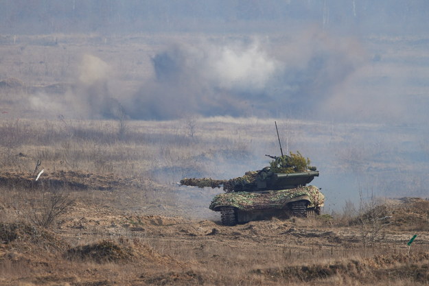 Ukraińskie siły podczas ćwiczeń. /PRSIDENTIAL PRESS SERVICE / HANDOUT /PAP/EPA