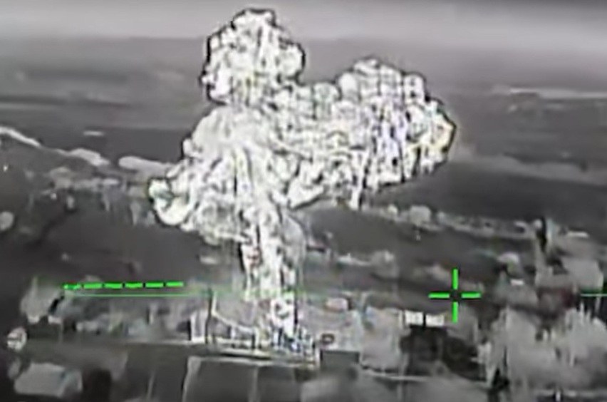 Ukraińskie uderzenie na miejsce przechowywania kompleksu rakietowego Iskander na Krymie /Siły Operacji Specjalnych Ukrainy /