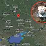 Ukraińskie uderzenie w rosyjską bazę. Eksplozje i pióropusze dymu