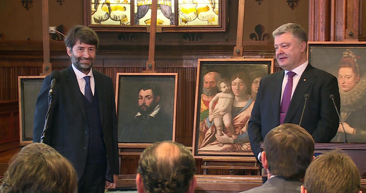 Ukraińskie władze zwróciły obrazy skradzione z włoskiego muzeum