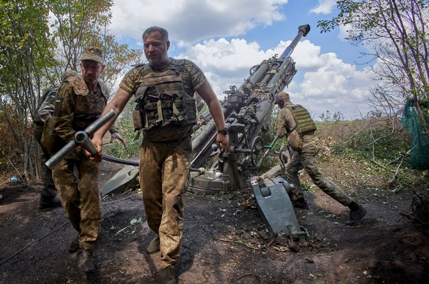 Ukraińskie wojska koło Charkowa /SERGEY KOZLOV /PAP/EPA