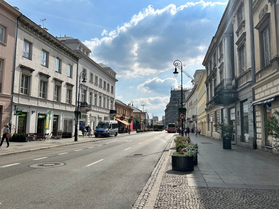 Ul. Krakowskie Przedmieście w Warszawie /Anna Zakrzewska /RMF FM