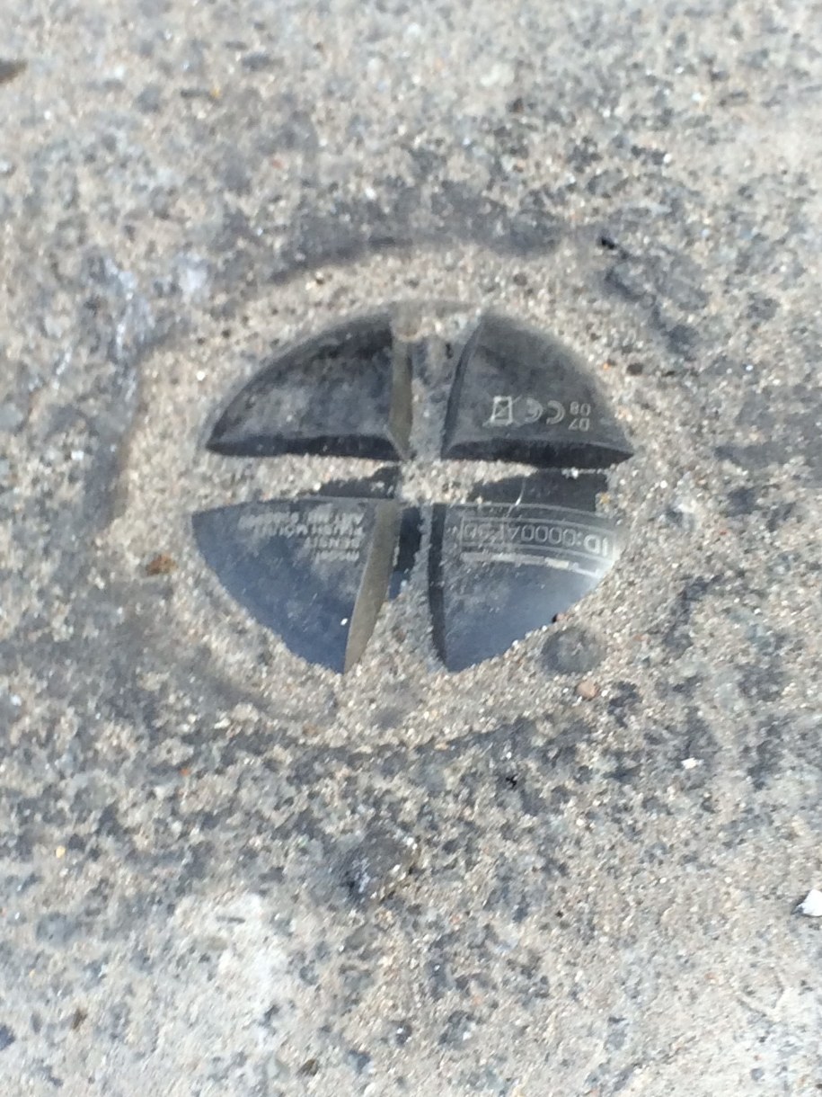 Ułatwiający parkowanie "grzybek" /Agnieszka Wyderka /RMF FM