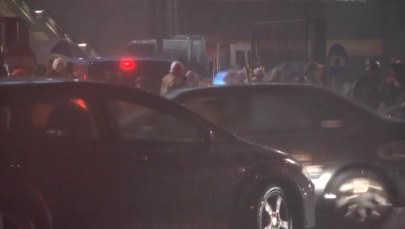 Ulewa przed meczem Polska-Anglia