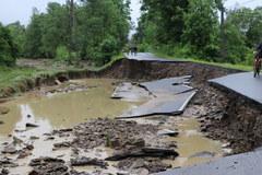 Ulewy i burze spowodowały duże zniszczenia w Małopolsce. Zdjęcia ze wsi Węglówka