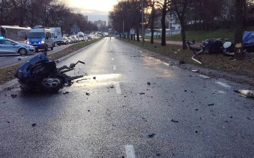 Ulica była całkowicie zablokowana /Policja