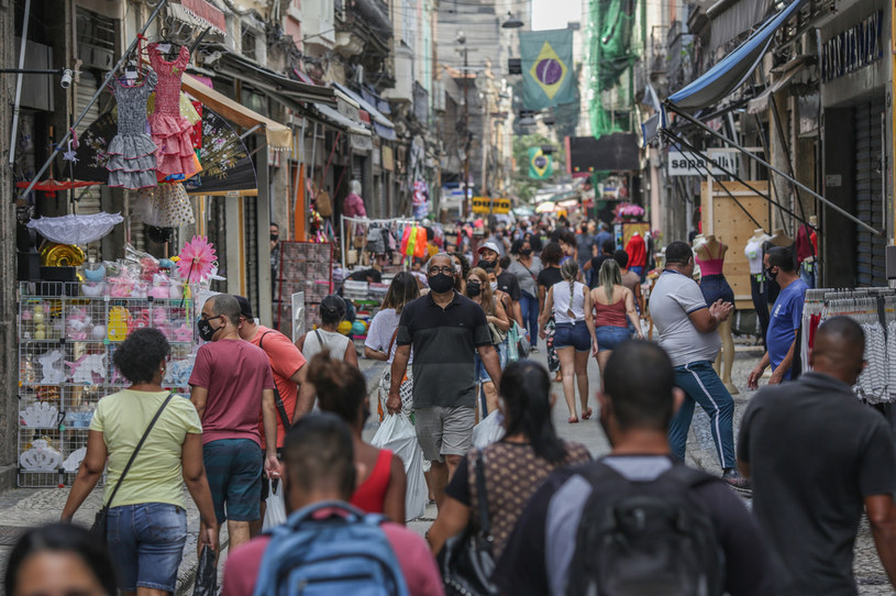 Ulice Rio de Janeiro w czasie epidemii /Andre Coelho /Getty Images