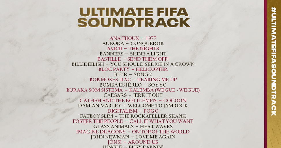 Ultimate FIFA Soundtrack /materiały prasowe