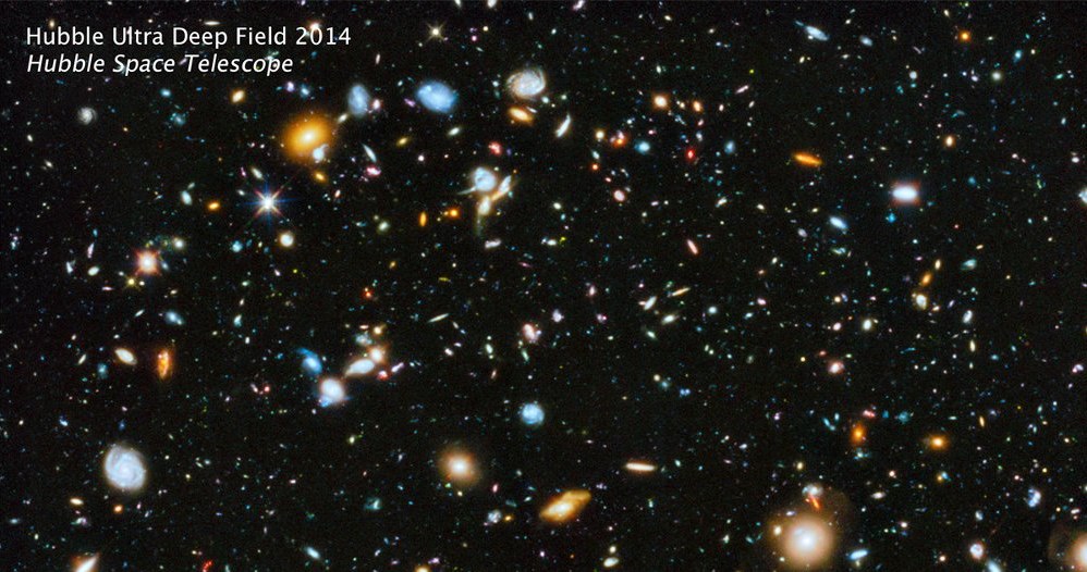 Ultrafioletowa część Ultra Głębokiego Pola Hubble’a. /materiały prasowe