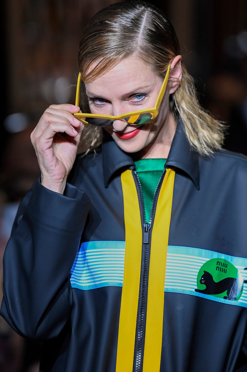 Uma Thurman w roli modelki /East News