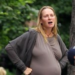 Uma Thurman w zaawansowanej ciąży