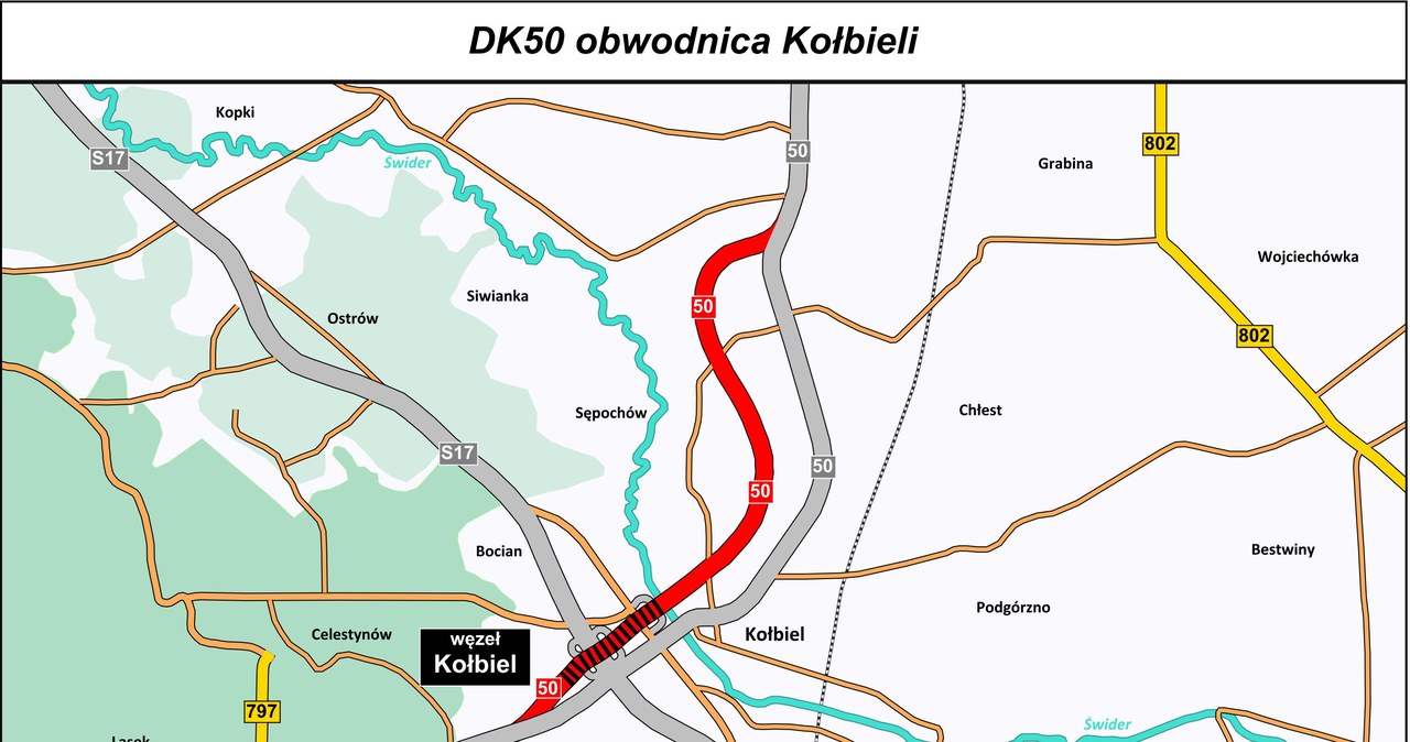 Umowa na projekt i budowę obwodnicy Kołbieli podpisana! /GDDKiA