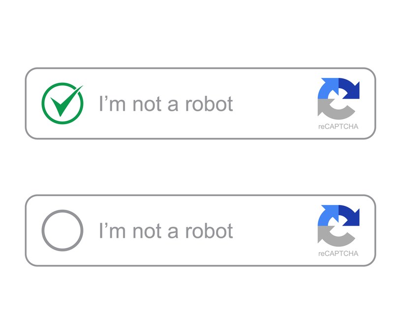 Umożliwia weryfikację tego, czy nie jesteś robotem tylko za pomocą jednego przycisku /123RF/PICSEL
