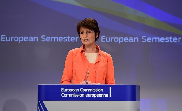 Unijna komisarz ds. zatrudnienia, spraw społecznych i mobilności pracowników Marianne Thyssen /AFP