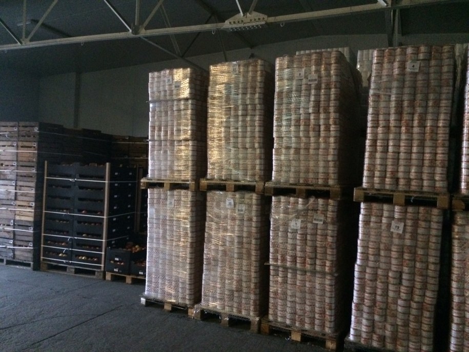 Unijna żywność dotarła do lubelskiego magazynu /Krzysztof Kot /RMF FM