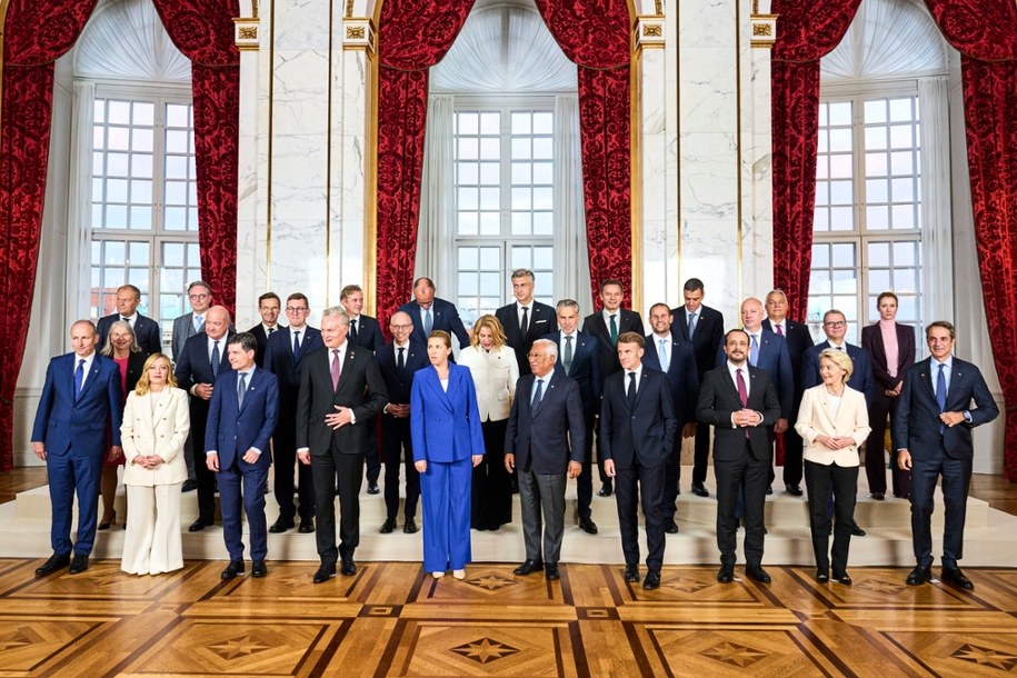 Unijni liderzy na spotkaniu w Kopenhadze. 01.10.2025 r. /EPA/THOMAS TRAASDAHL /PAP