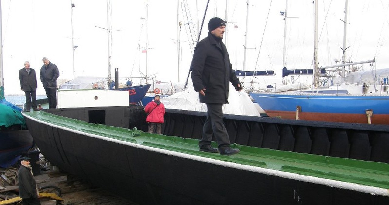 Unikatowa barka z dna Odry