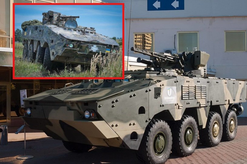 Unikatowy wóz zauważony na Ukrainie. BTR-4MV1 to militarny rarytas /@LASD_off /Twitter
