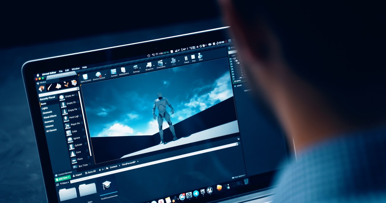 Unreal Engine 5 - nowy film pokazuje możliwości silnika /123RF/PICSEL