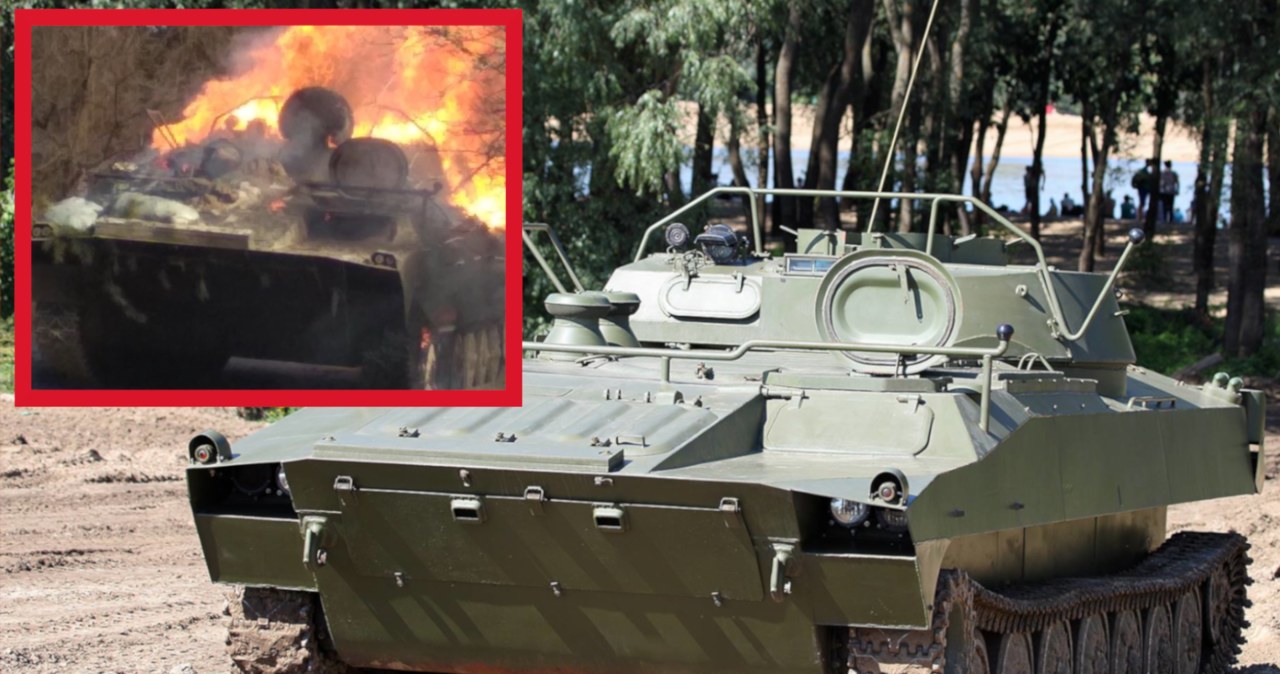 UR-77 Meteroite, jeden z najpopularniejszych pojazdów Rosjan do usuwania min, jest śmiertelnym zagrożeniem dla załogi. Jego konstrukcja nie sprawdza się w warunkach wojny w Ukrainie /Vitaly Kuzmin /Facebook