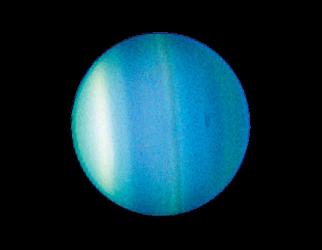 Uran w obiektywie kosmicznego teleskopu Hubble'a /NASA/Space Telescope Science Institute /NASA