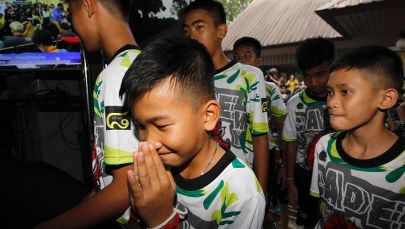 Uratowani z jaskini chłopcy i ich trener wyszli ze szpitala