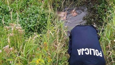 Uratowano 15-latka, który ugrzązł w głębokim rowie z błotem